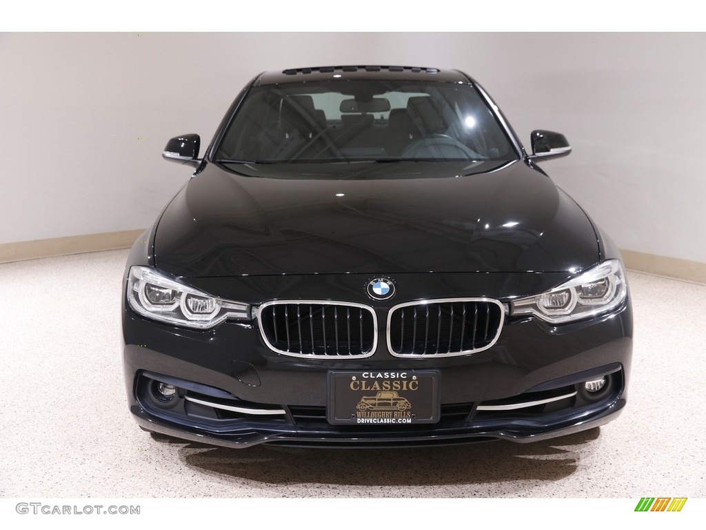 2018 3 Series 330i xDrive Sedan - Jet Black / Black photo #2