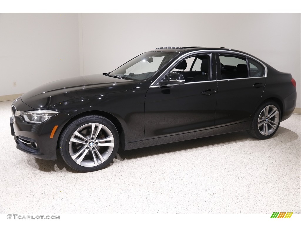 2018 3 Series 330i xDrive Sedan - Jet Black / Black photo #3