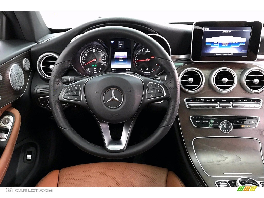 2018 Mercedes-Benz C 300 Coupe Saddle Brown/Black Dashboard Photo #141619861