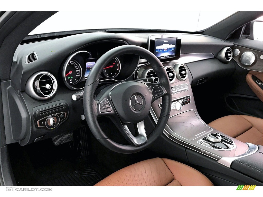 Saddle Brown/Black Interior 2018 Mercedes-Benz C 300 Coupe Photo #141619903