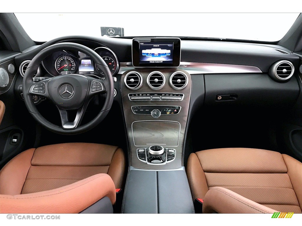 2018 Mercedes-Benz C 300 Coupe Saddle Brown/Black Dashboard Photo #141619906