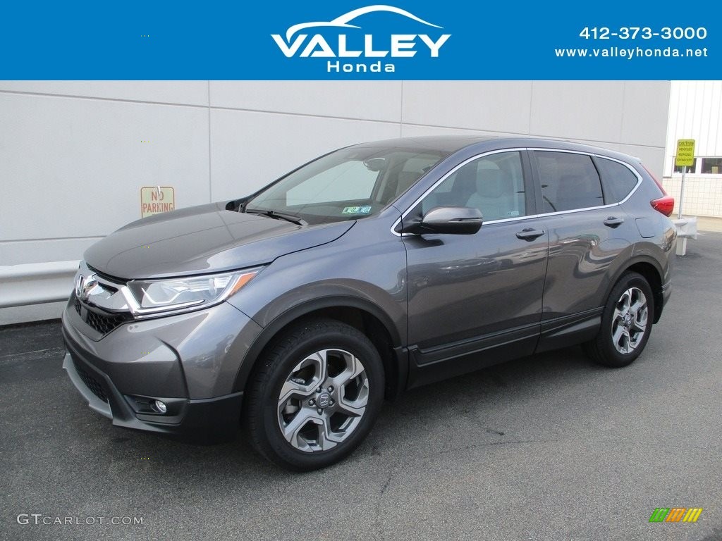 2019 CR-V EX-L AWD - Modern Steel Metallic / Gray photo #1