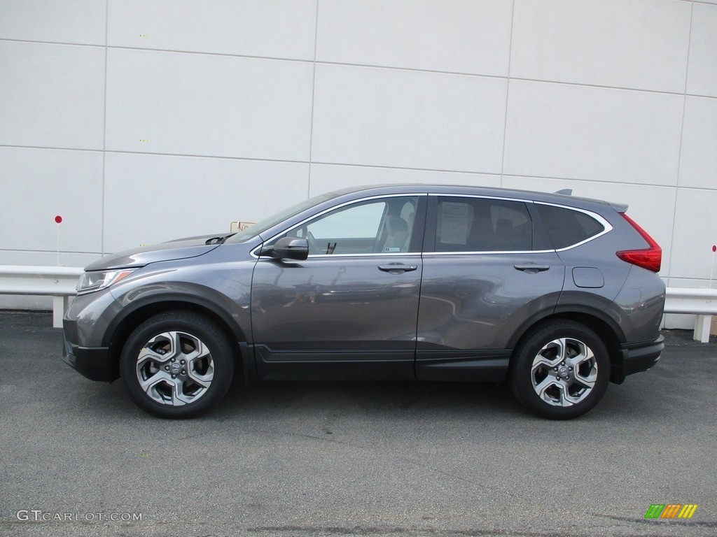 2019 CR-V EX-L AWD - Modern Steel Metallic / Gray photo #2