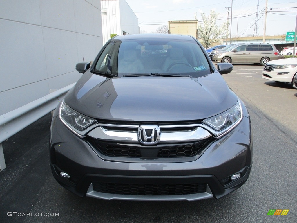 2019 CR-V EX-L AWD - Modern Steel Metallic / Gray photo #8