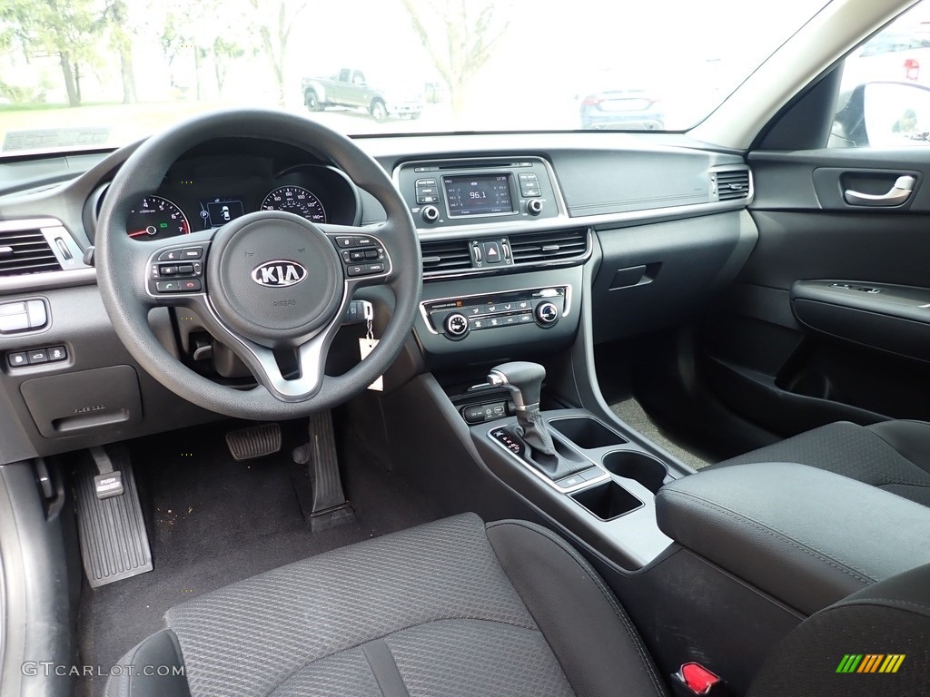 Black Interior 2016 Kia Optima LX Photo #141621291