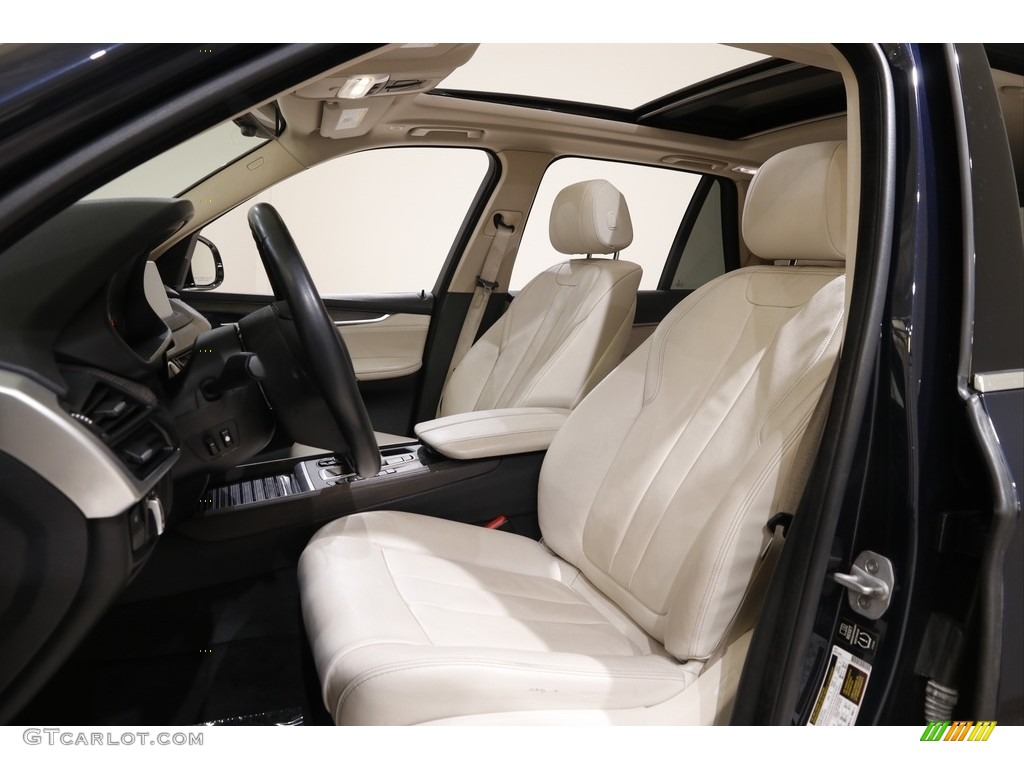 2014 X5 xDrive35i - Imperial Blue Metallic / Ivory White photo #5