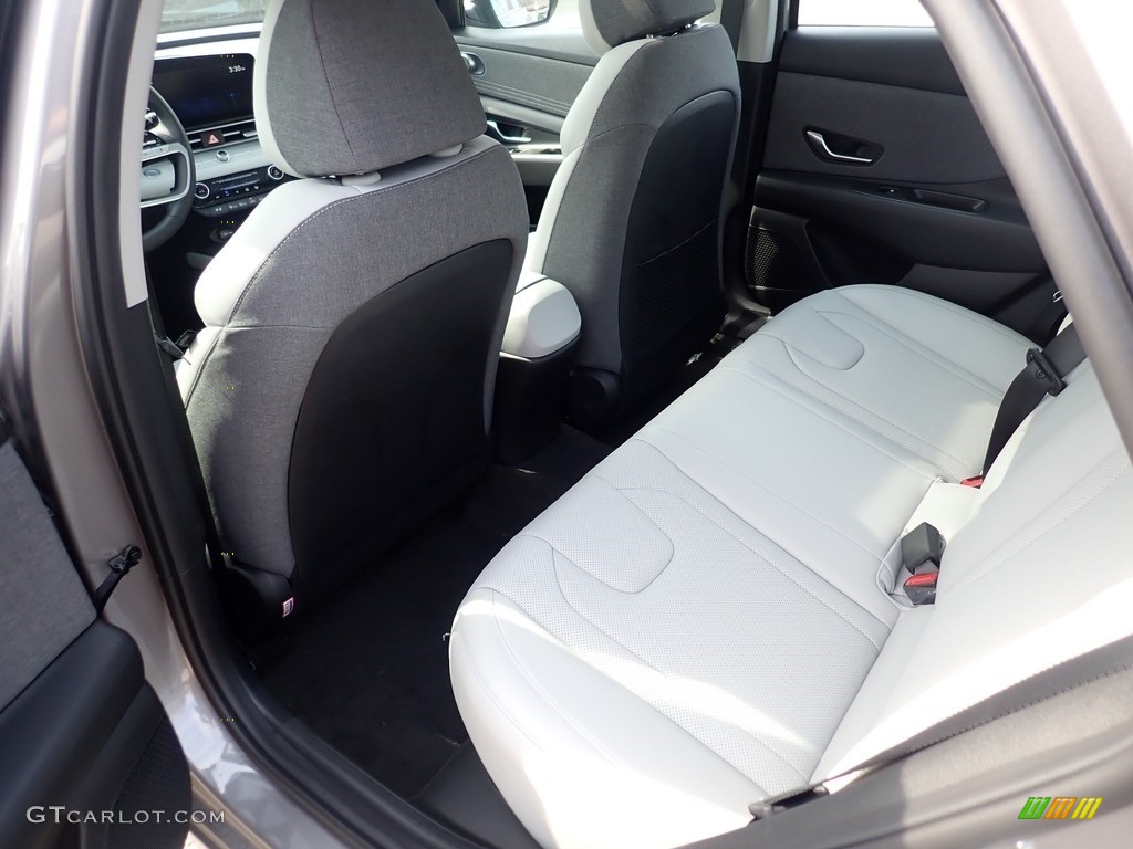 2021 Elantra Limited Hybrid - Fluid Metal / Medium Gray photo #8