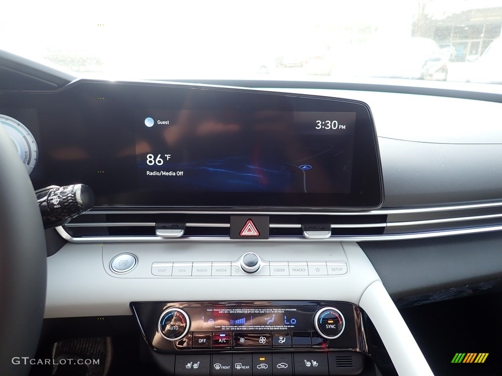 2021 Elantra Limited Hybrid - Fluid Metal / Medium Gray photo #15