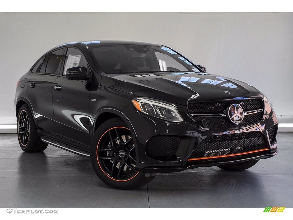 2019 GLE 43 AMG 4Matic Coupe Studio/Night Package - Obsidian Black Metallic / Black/Dinamica w/Orange accents photo #12