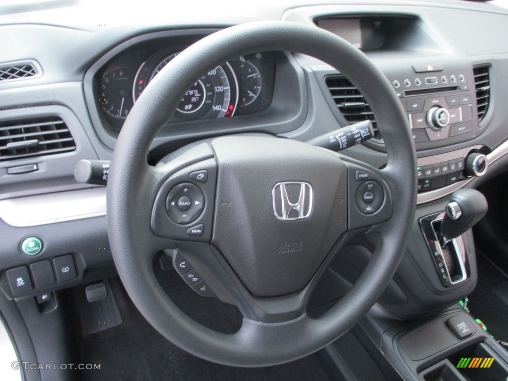 2016 Honda CR-V SE AWD Gray Steering Wheel Photo #141623454