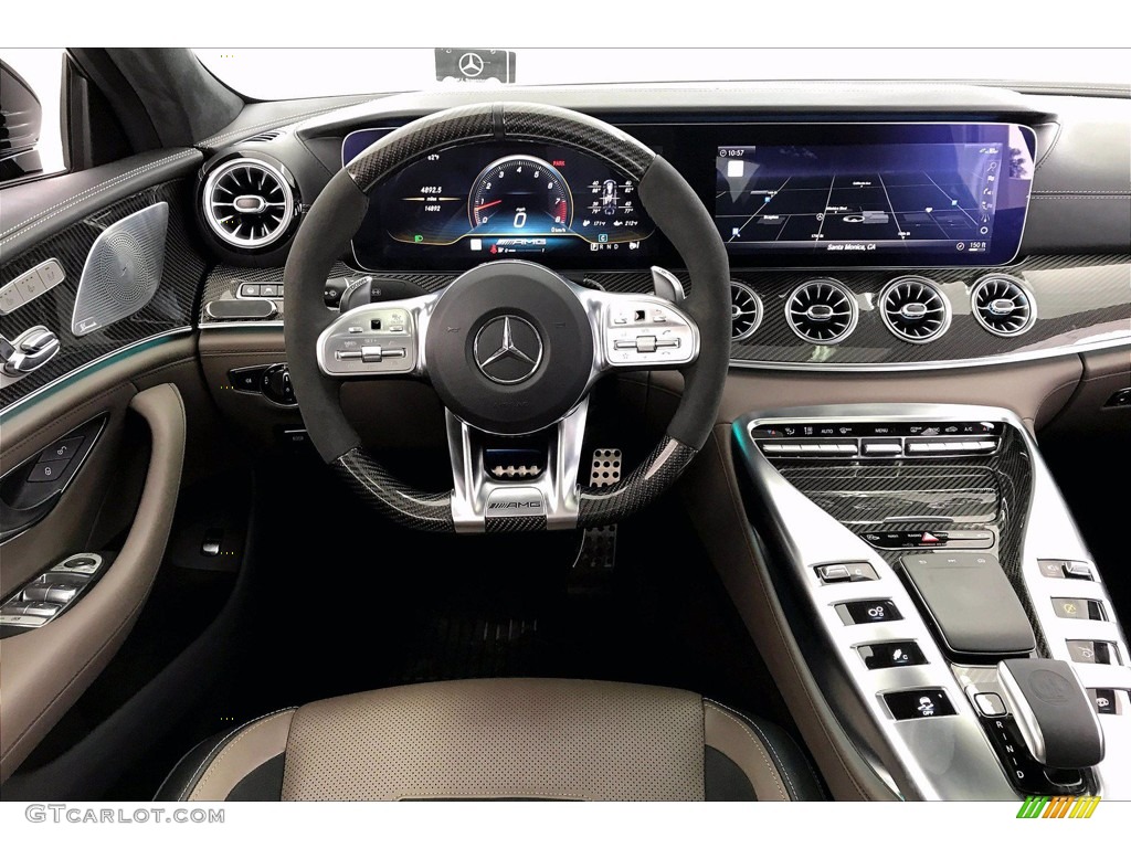 2019 AMG GT 63 - Polar White / Saddle Brown/Black photo #4