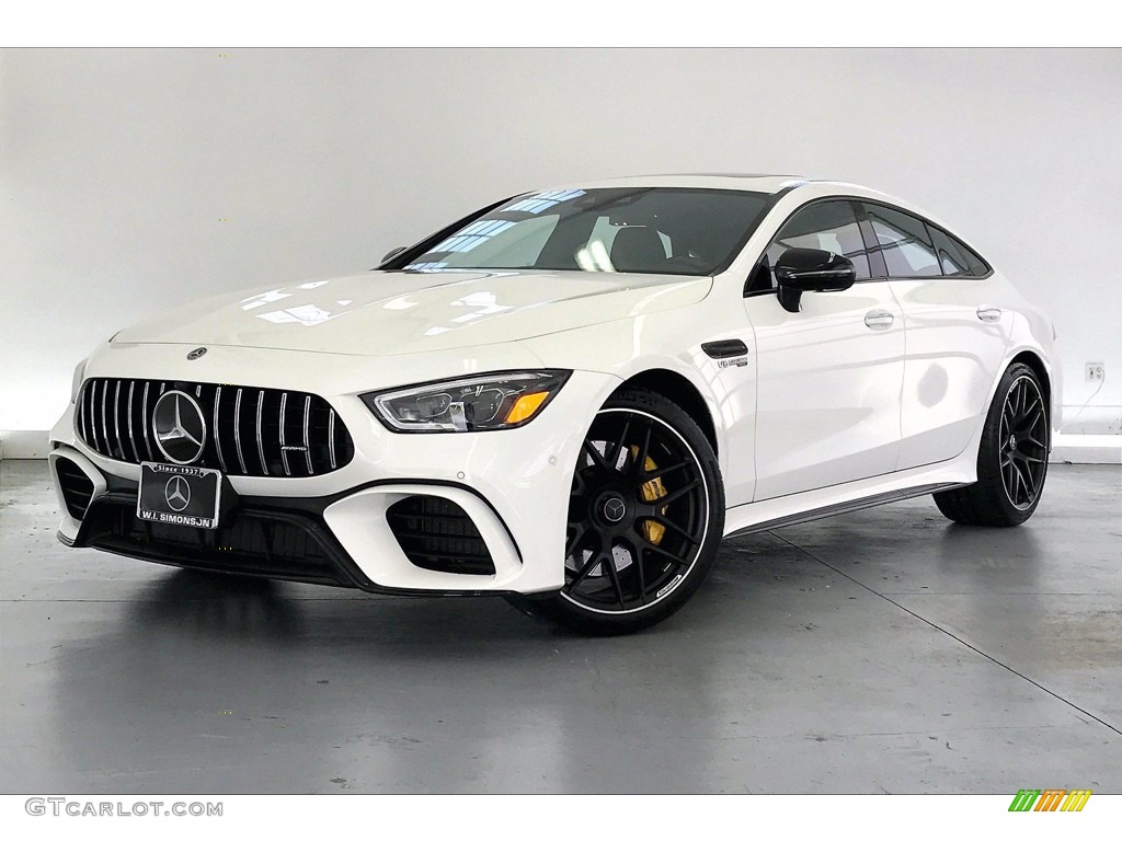 Polar White 2019 Mercedes-Benz AMG GT 63 Exterior Photo #141623694