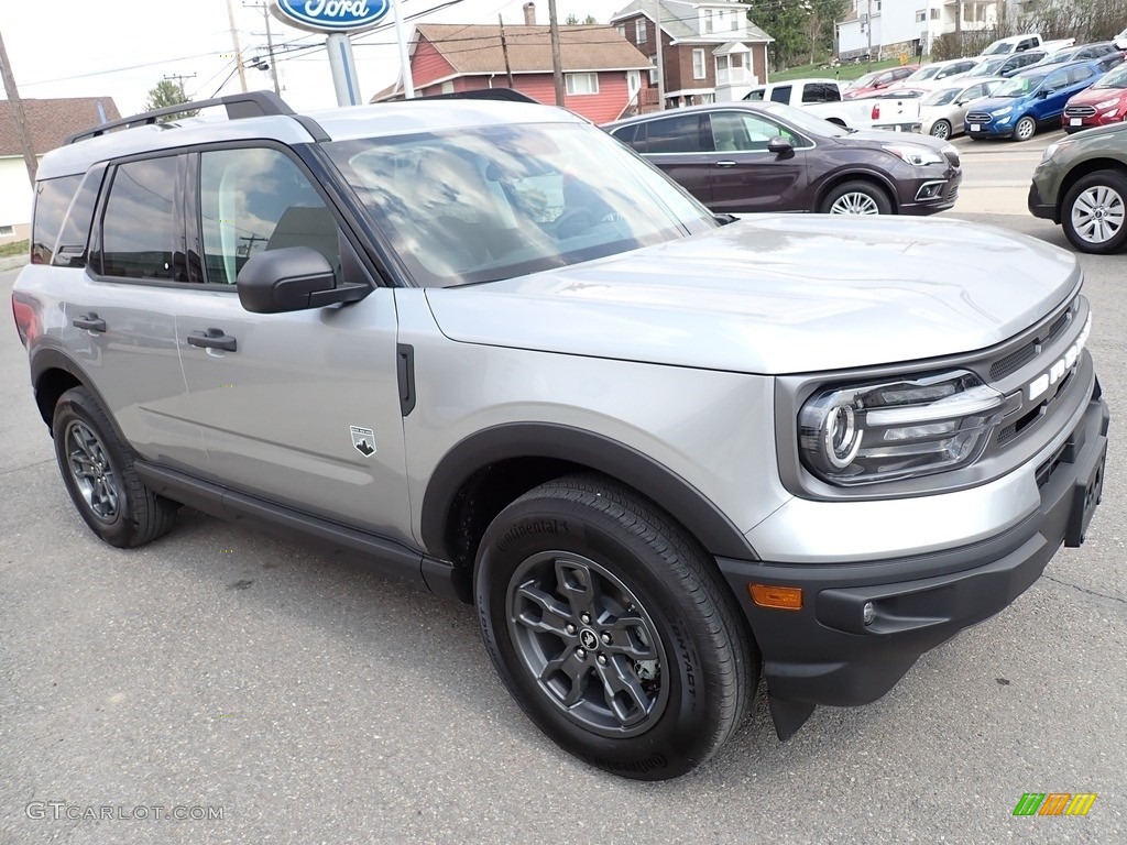 Iconic Silver Metallic 2021 Ford Bronco Sport Big Bend 4x4 Exterior Photo #141624198