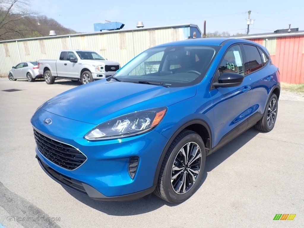 2021 Escape SE 4WD - Velocity Blue Metallic / Dark Earth Gray photo #5