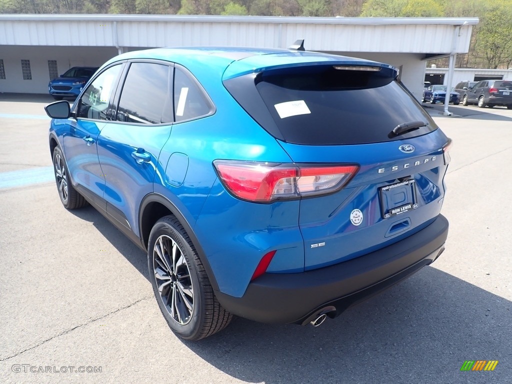 2021 Escape SE 4WD - Velocity Blue Metallic / Dark Earth Gray photo #7