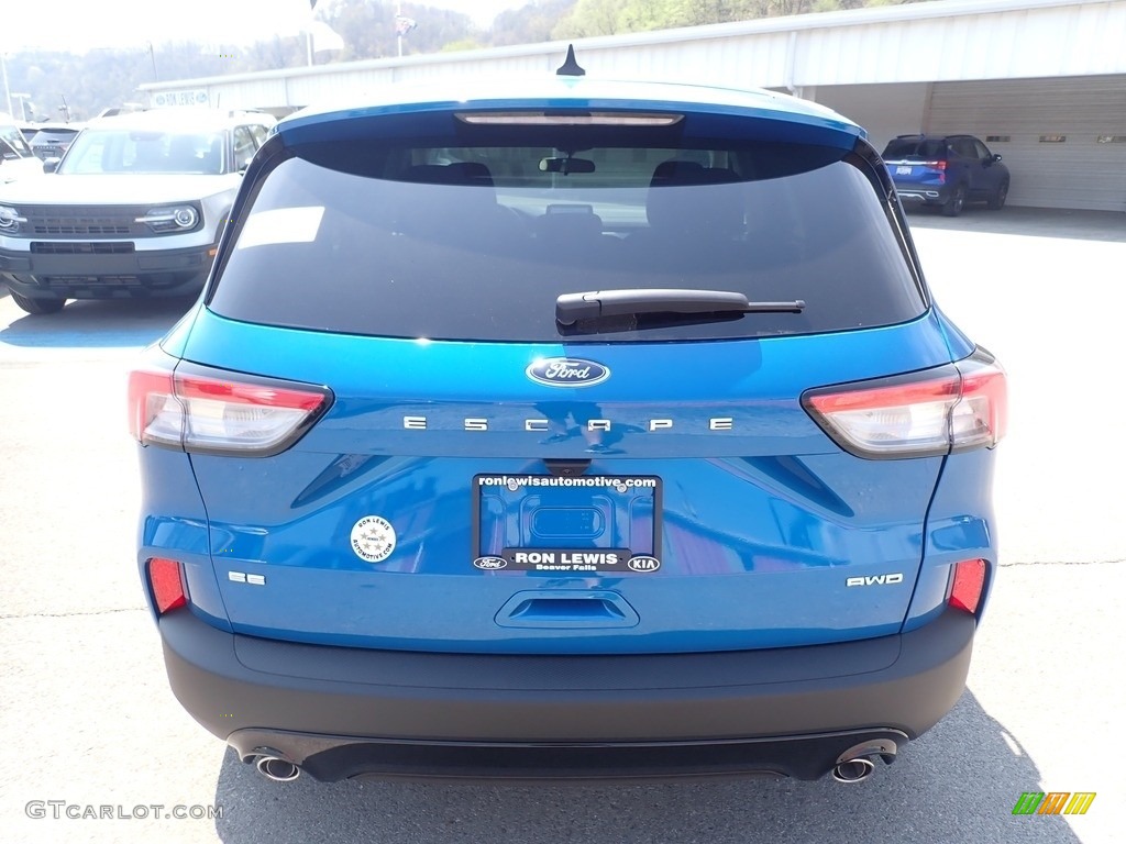 2021 Escape SE 4WD - Velocity Blue Metallic / Dark Earth Gray photo #8