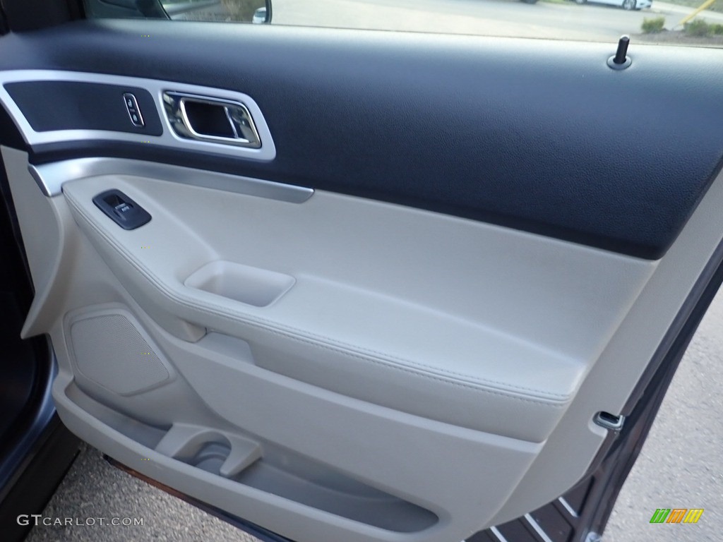 2013 Explorer XLT 4WD - Sterling Gray Metallic / Medium Light Stone photo #14