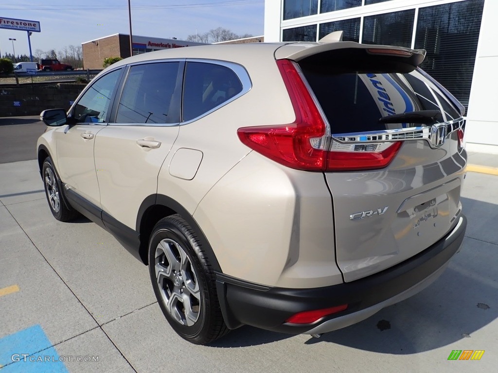 Sandstorm Metallic 2019 Honda CR-V EX AWD Exterior Photo #141625386