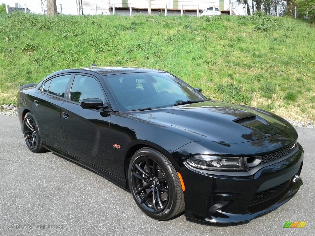 2020 Charger Scat Pack - Pitch Black / Black photo #4