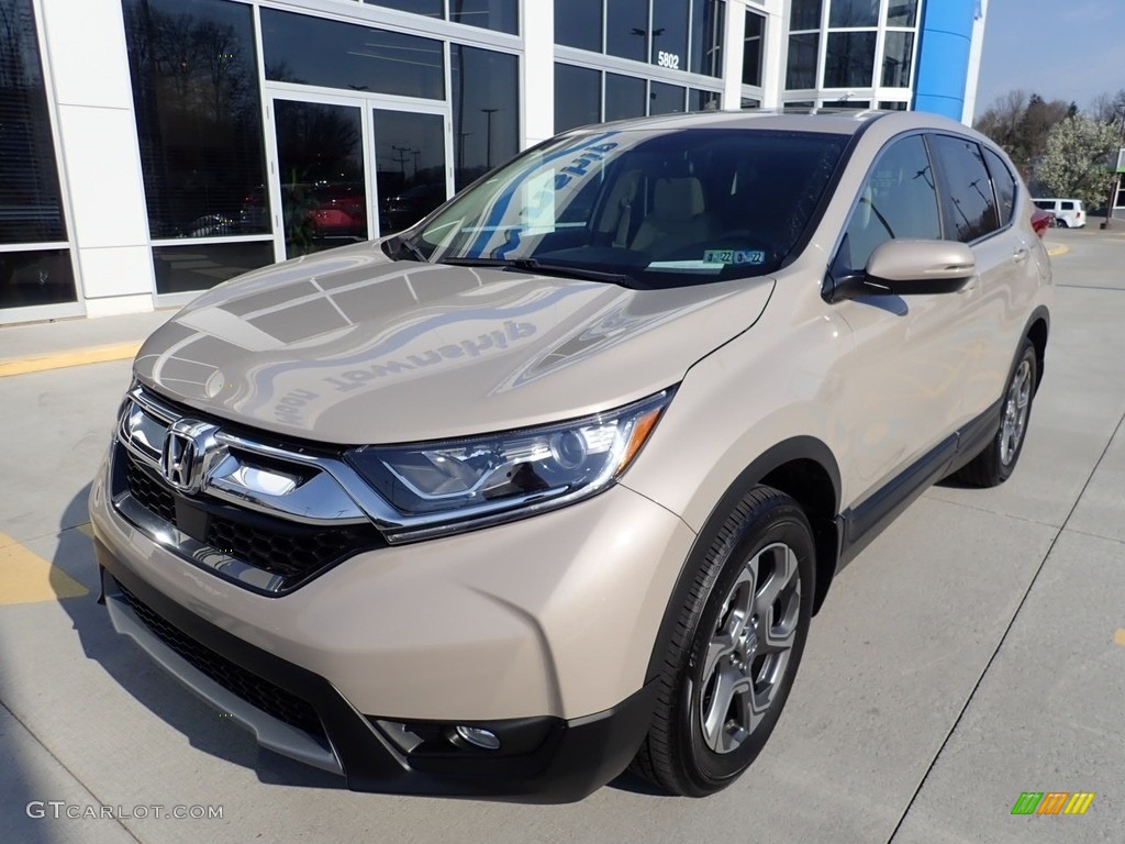 2019 CR-V EX AWD - Sandstorm Metallic / Ivory photo #9