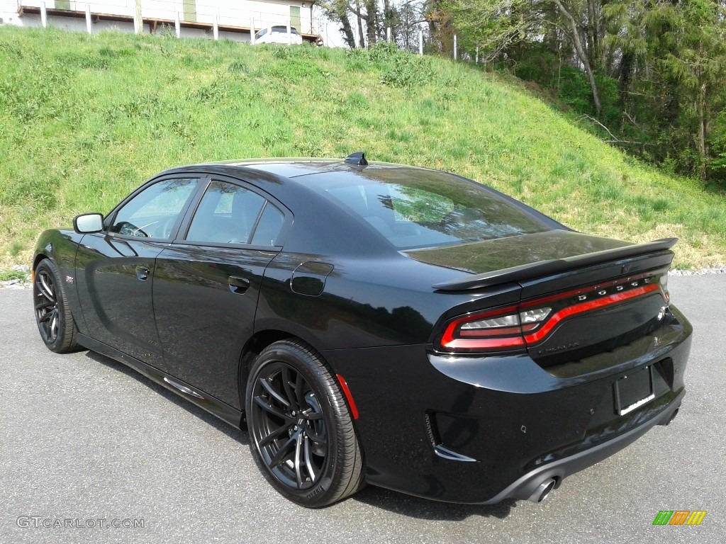 2020 Charger Scat Pack - Pitch Black / Black photo #8