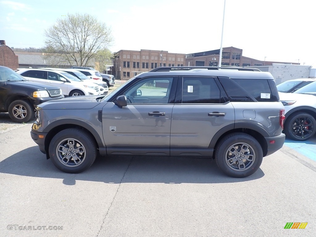 Carbonized Gray Metallic 2021 Ford Bronco Sport Big Bend 4x4 Exterior Photo #141626358