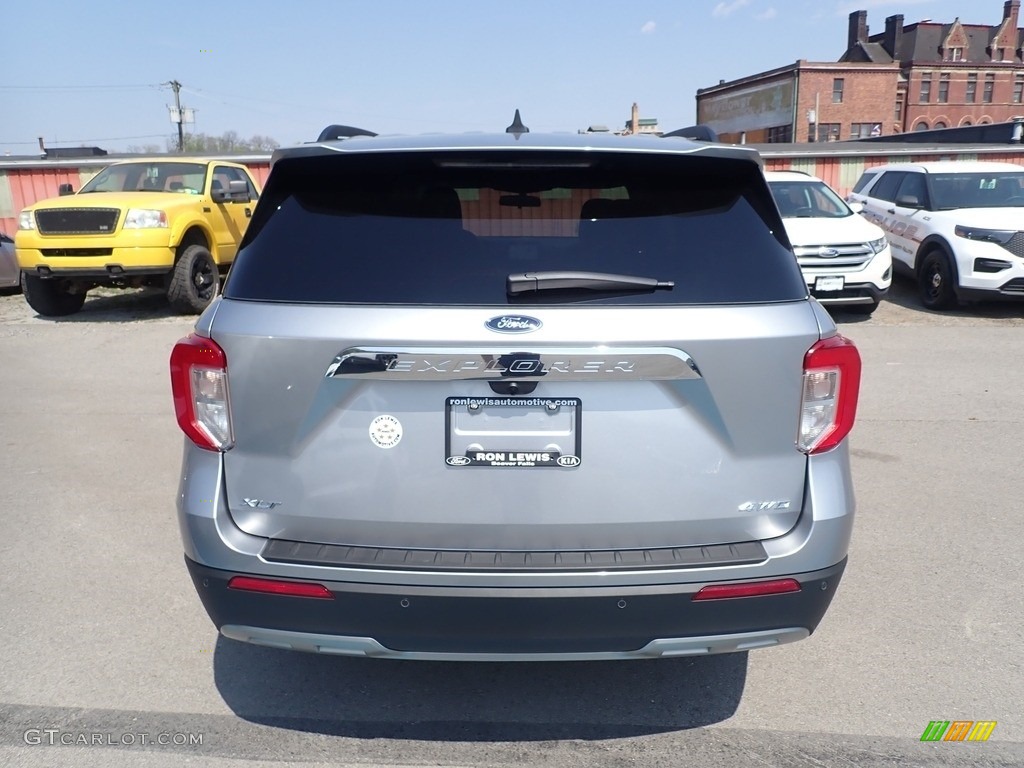 2021 Explorer XLT 4WD - Iconic Silver Metallic / Ebony photo #8