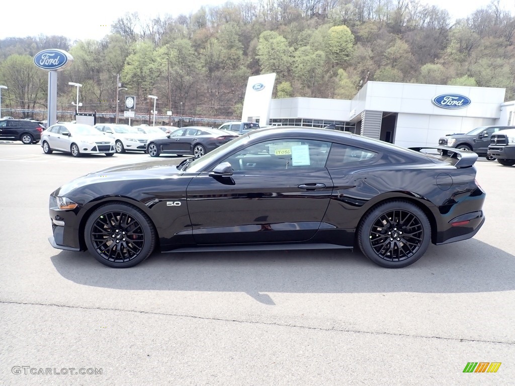 Shadow Black 2021 Ford Mustang GT Premium Fastback Exterior Photo #141627969
