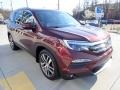 2018 Deep Scarlet Pearl Honda Pilot Elite AWD  photo #7