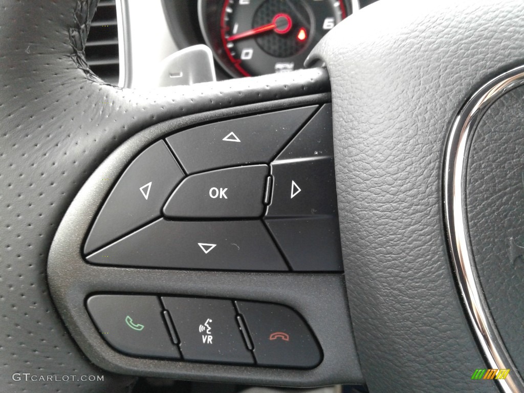 2021 Dodge Charger Scat Pack Black Steering Wheel Photo #141629018