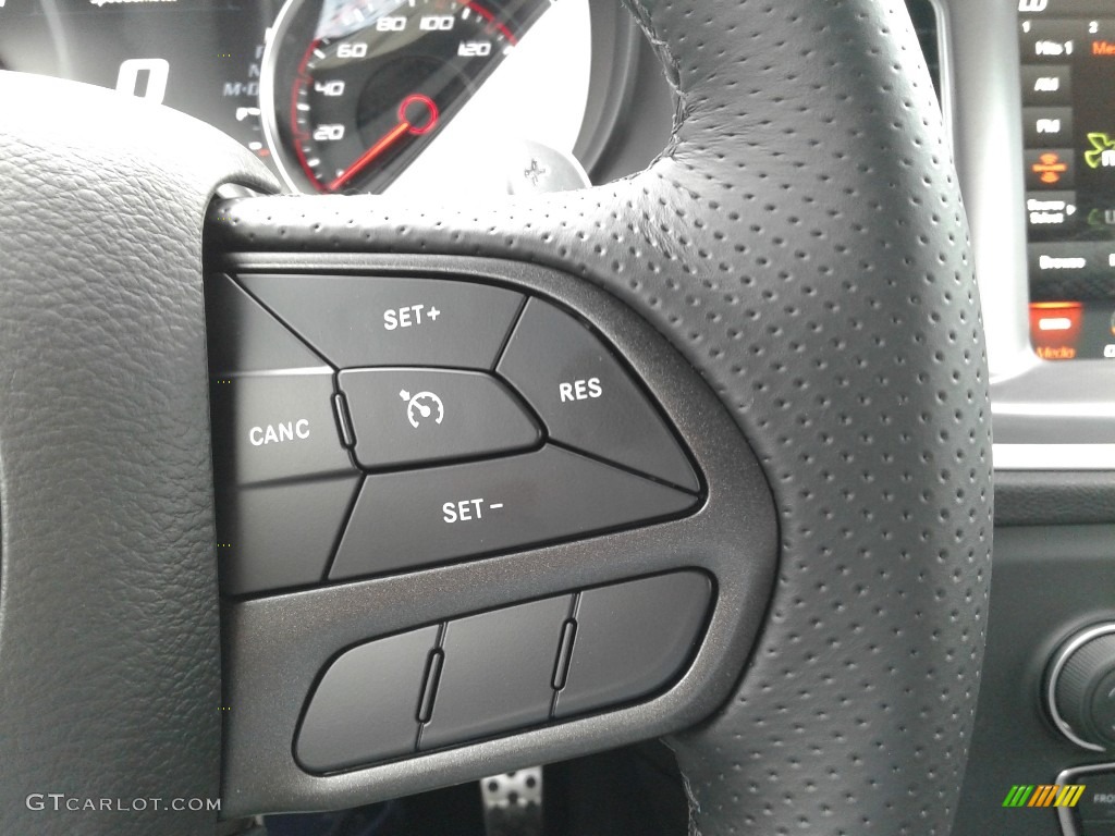 2021 Dodge Charger Scat Pack Black Steering Wheel Photo #141629043