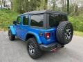 2021 Hydro Blue Pearl Jeep Wrangler Unlimited Rubicon 4x4  photo #8