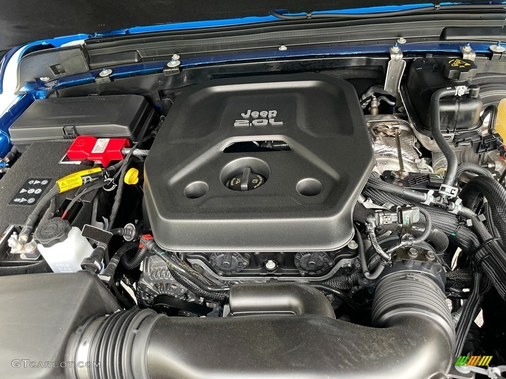 2021 Jeep Wrangler Unlimited Rubicon 4x4 2.0 Liter Turbocharged DOHC 16-Valve VVT 4 Cylinder Engine Photo #141629645