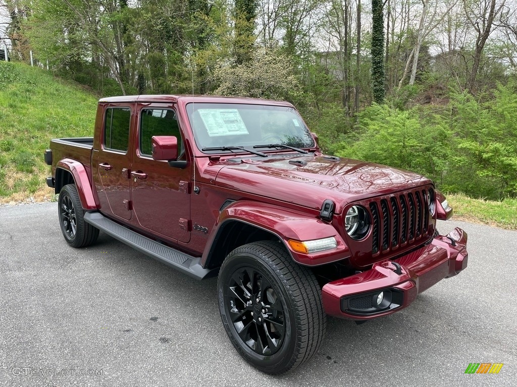 Snazzberry Pearl 2021 Jeep Gladiator High Altitude 4x4 Exterior Photo #141630333
