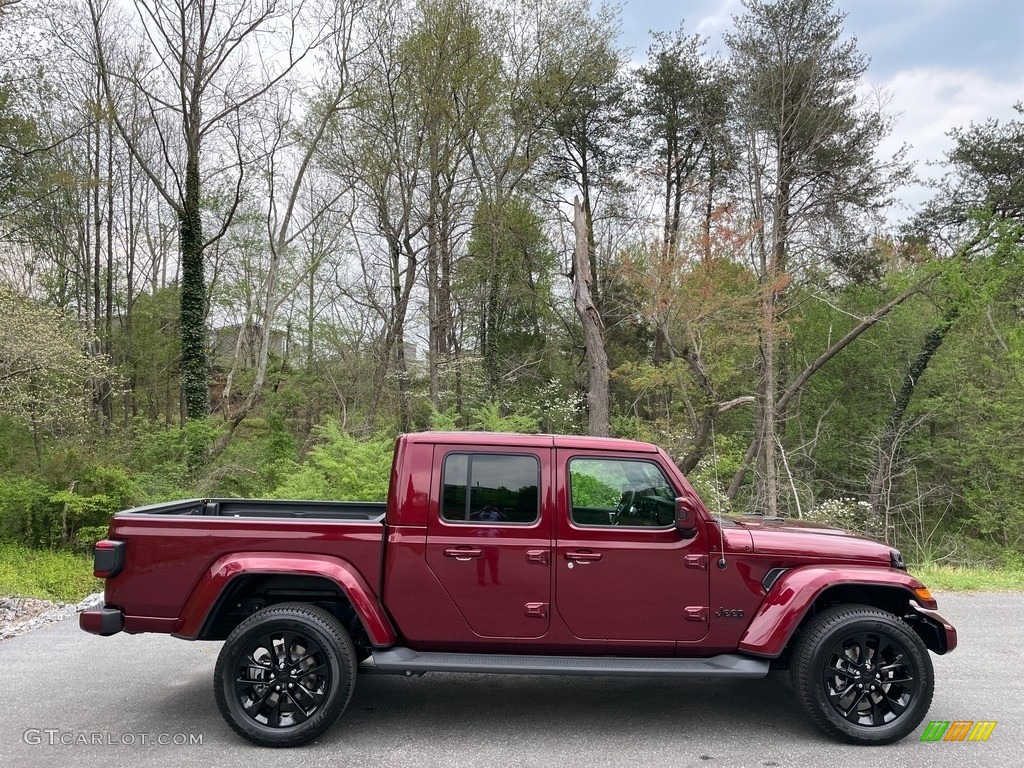 Snazzberry Pearl 2021 Jeep Gladiator High Altitude 4x4 Exterior Photo #141630360