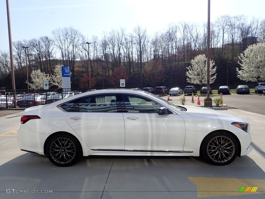 2020 Genesis G80 AWD - Uyuni White / Black/Gray photo #6