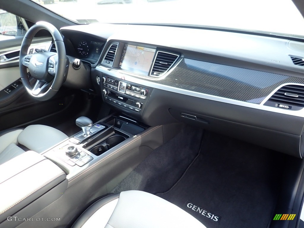 2020 Genesis G80 AWD - Uyuni White / Black/Gray photo #12