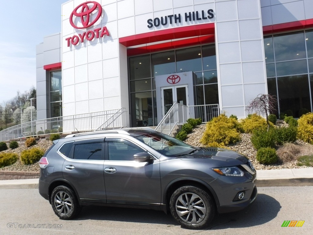 2015 Rogue SV AWD - Gun Metallic / Charcoal photo #2