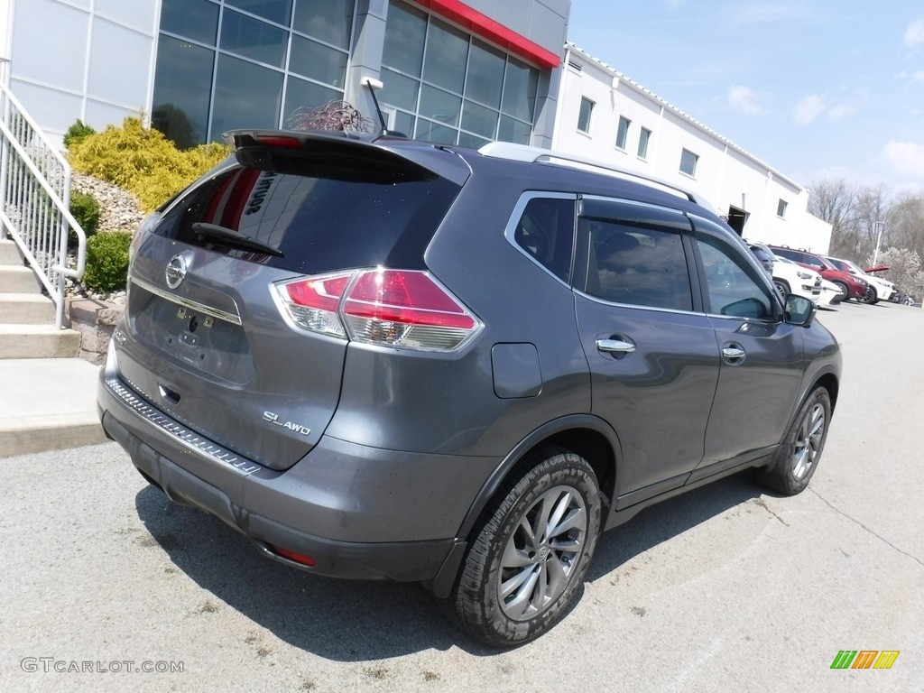 2015 Rogue SV AWD - Gun Metallic / Charcoal photo #14