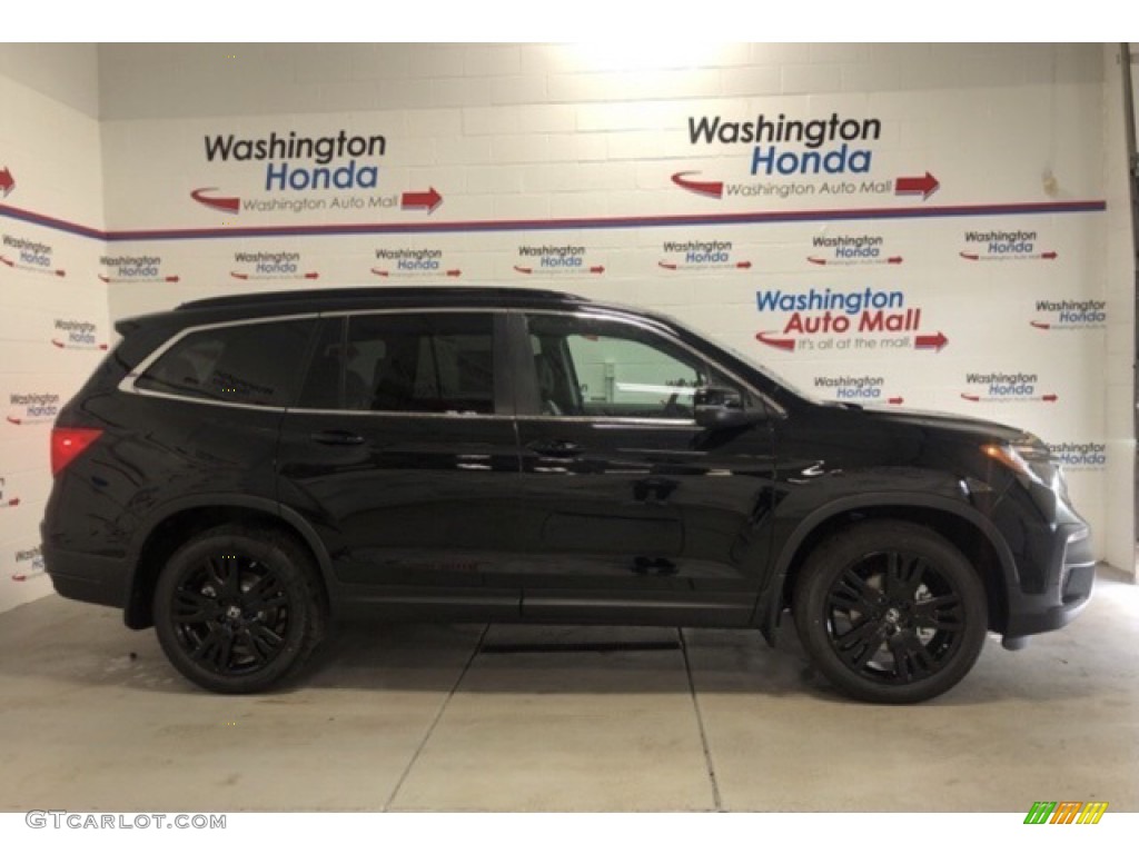 2021 Pilot Special Edition AWD - Crystal Black Pearl / Black photo #1