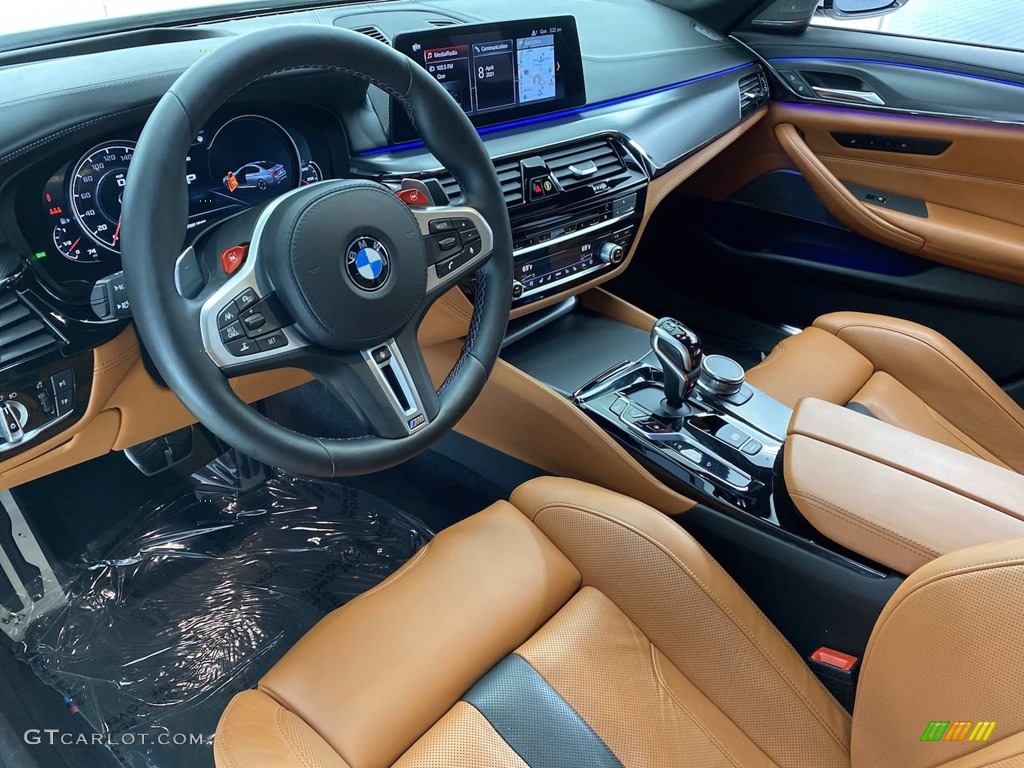 Aragon Brown Interior 2018 BMW M5 Sedan Photo #141634356