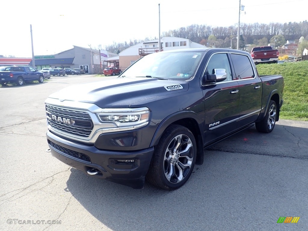 2020 1500 Limited Crew Cab 4x4 - Maximum Steel Metallic / Light Mountain Brown/Black photo #1