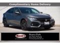 2018 Polished Metal Metallic Honda Civic Sport Hatchback  photo #1