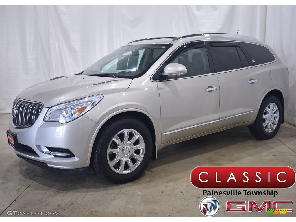 2014 Enclave Leather AWD - Champagne Silver Metallic / Cocoa photo #1