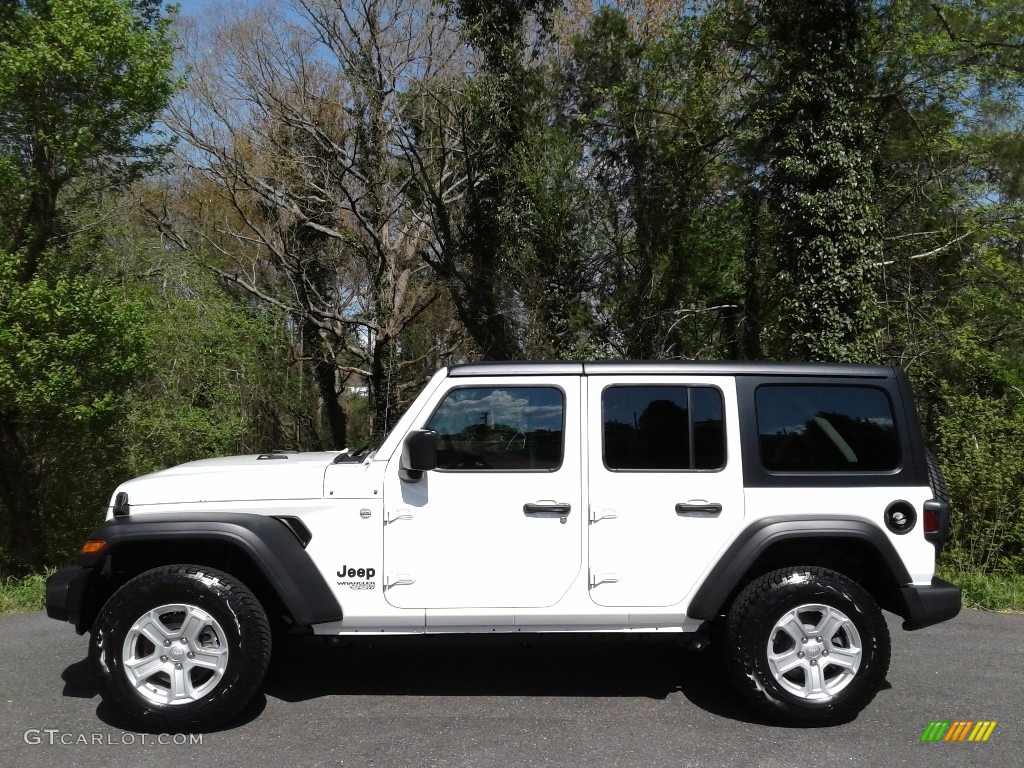 2021 Wrangler Unlimited Sport 4x4 Right Hand Drive - Bright White / Black photo #1