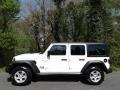 Bright White 2021 Jeep Wrangler Unlimited Sport 4x4 Right Hand Drive