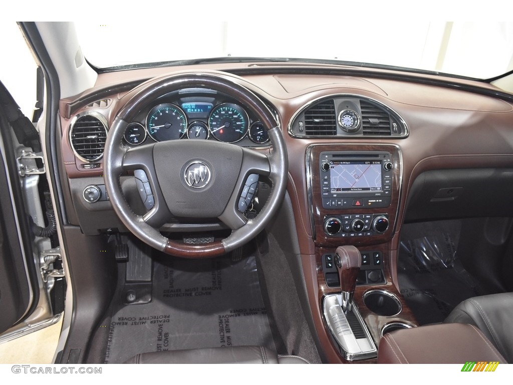 2014 Enclave Leather AWD - Champagne Silver Metallic / Cocoa photo #13