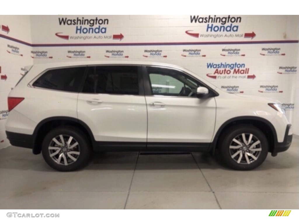 2021 Pilot EX-L AWD - Platinum White Pearl / Black photo #1