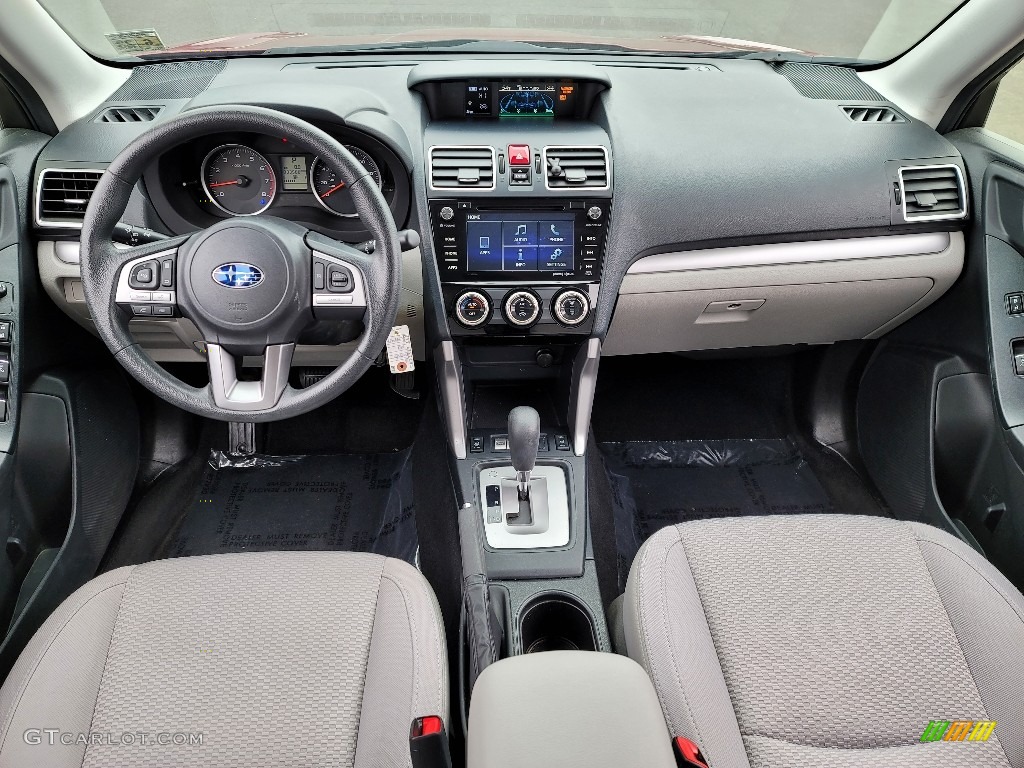 2018 Forester 2.5i Premium - Venetian Red Pearl / Platinum photo #6