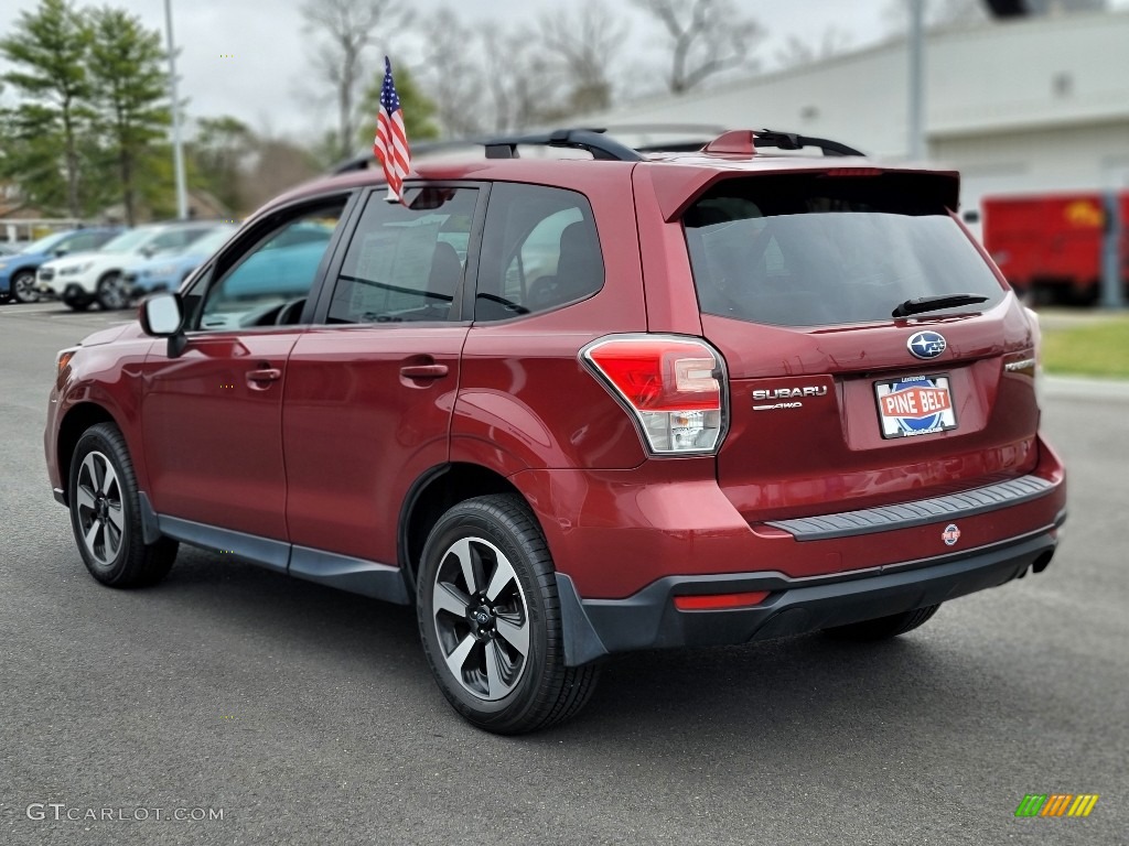 2018 Forester 2.5i Premium - Venetian Red Pearl / Platinum photo #16